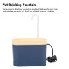 Changor Fuente Agua para Gatos 1,5 L, Material PP, Flujo