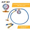 Aupoko R134A Car AC Refrigerant Charge Hose, AC Charge Hose