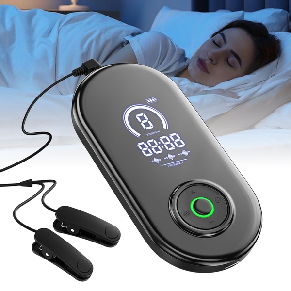 Advanced Sleep Aid, Vagus Nerve Stimulation Device with Ear Clips,