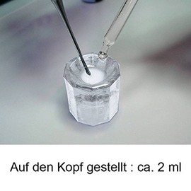 Glass Dappen Dish, Mix Mixing Eyelash Tint, Acrylic Powder Dappen Dish Liquid Glass