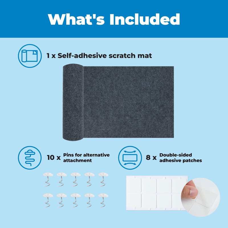 Best Pet Supplies Catify Peel & Stick Cat Scratching Mat