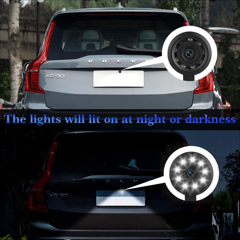 HD 720p Reversing Camera Waterproof Night Vision Car Rear View