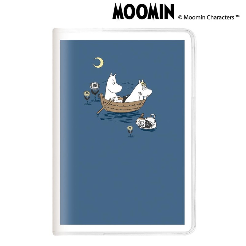Kamio Japan Moomin Notebook, 2024 B6, Monthly Night Boat Trip,