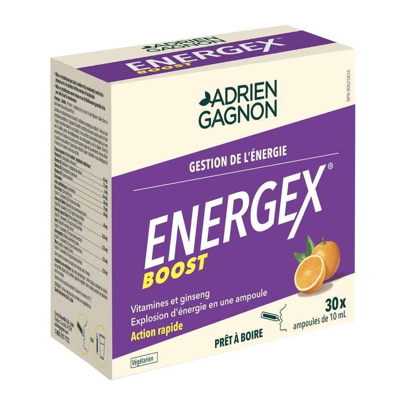 Adrien Gagnon - Energex Boost Liquid - Fast-Acting Natural Energy