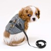 Rabbit Harness, Multipurpose Adjustable Soft Pet Rabbit Walking Harness Leash