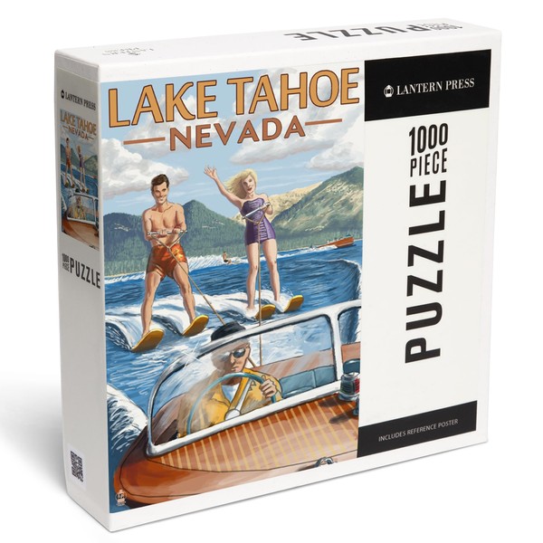 Lantern Press 1000 Piece Jigsaw Puzzle, Lake Tahoe, Nevada, Water