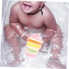 Vaguelly 3pcs Newborn Shower Towel Adorable Bath Scrubbers Bathing Balls