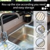 Snailhouse Roll Up Dish Drying Rack, Stainless Steel Dish Drainer