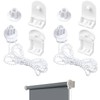 2 Sets 25mm Plastic Roller Blind Accessories Kit | DIY