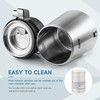 CO-Z 4L Brushed Stainless Steel Countertop Distiller Machine, Home Distilled