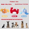 Squeak Dog Toys For Aggressive Chewers, No Stuffing Squeak Dog
