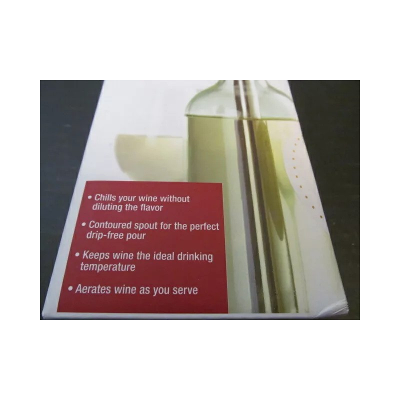 Brookstone Wine Chiller & Pourer Keeps Wine At Perfect Drinking