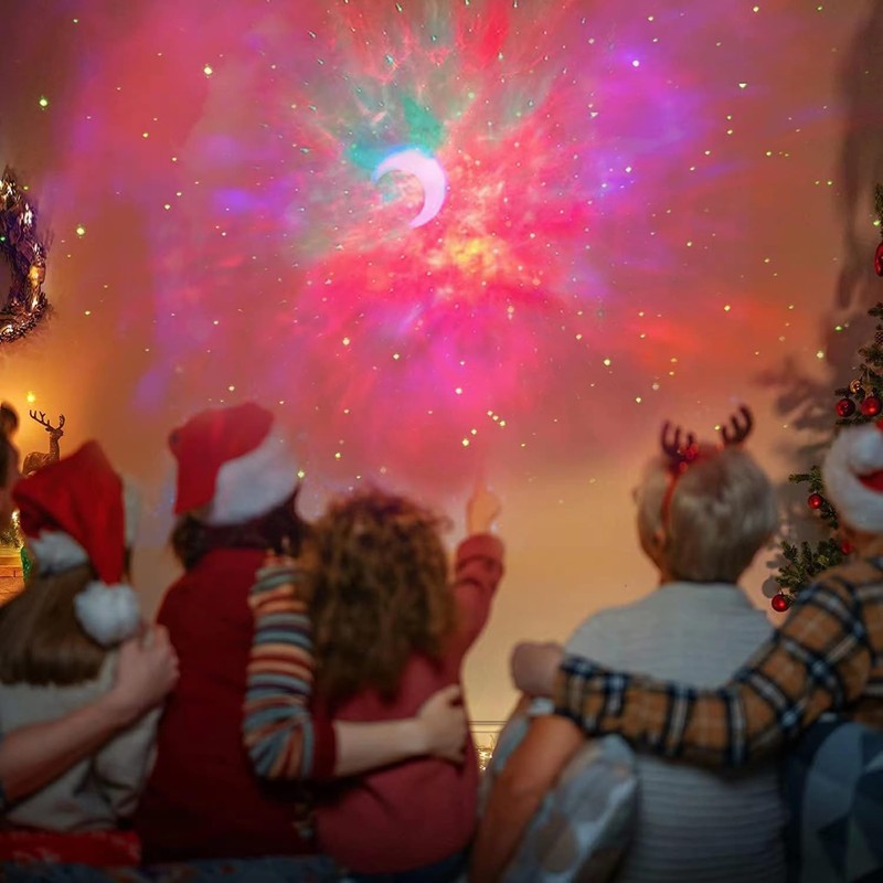 FotuYogo Astronaut Star Projector Night Light for Bedroom with Bluetooth