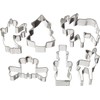 Städter Cookie Cutters Set of 6 Christmas Design Stainless Steel