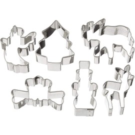 Städter Cookie Cutters Set of 6 Christmas Design Stainless Steel