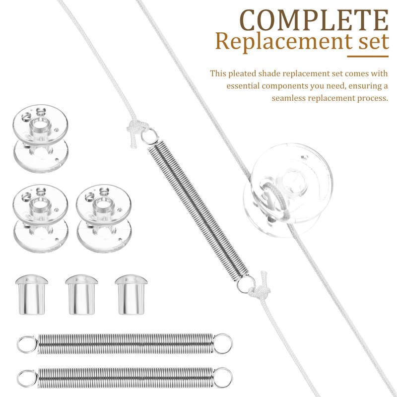 iplusmile Rv Pleated Shade Repair Kit with Restring Tool and