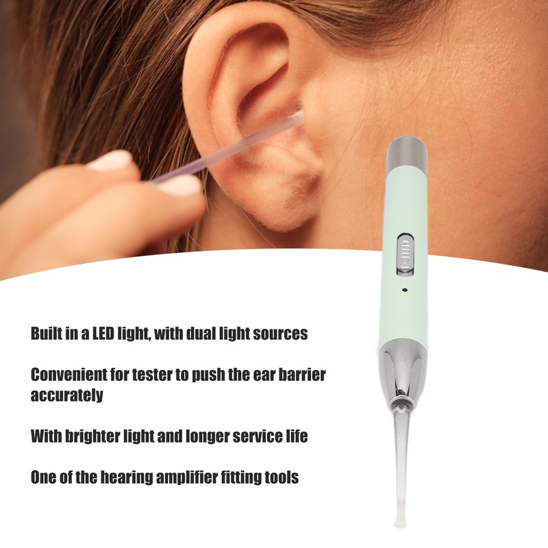 LED Ear Checking Penlight Dual Light Sources Ear Wax Removal