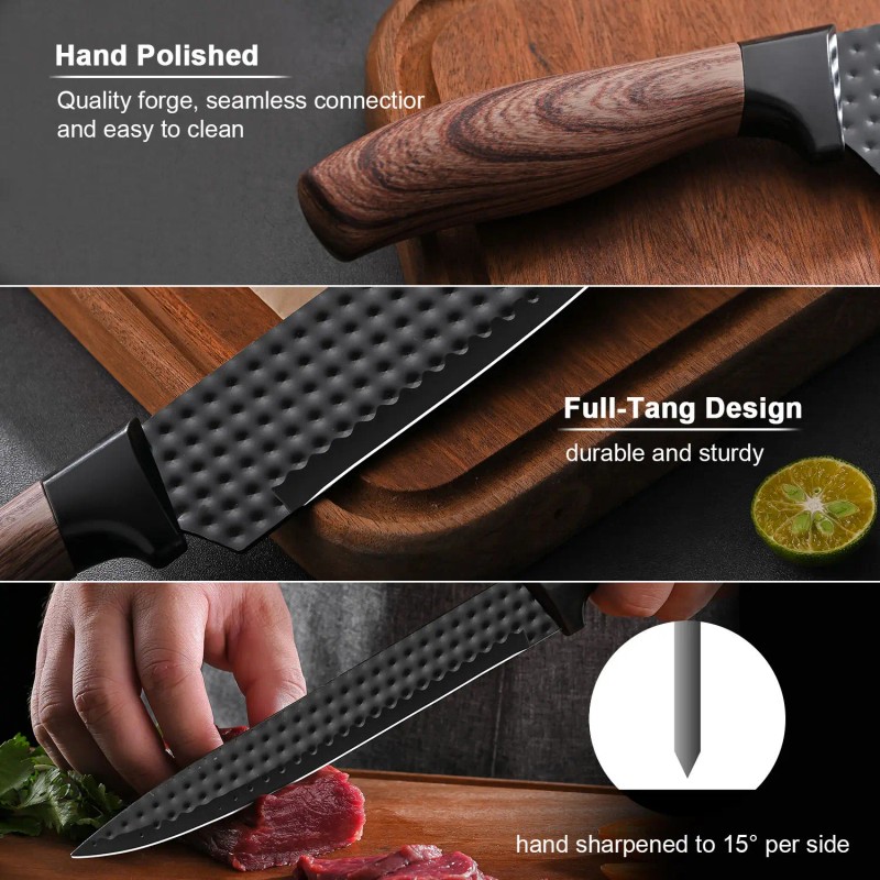 High Quality Kitchen Tool Kitchen Chef Knife Set 6 Pcs