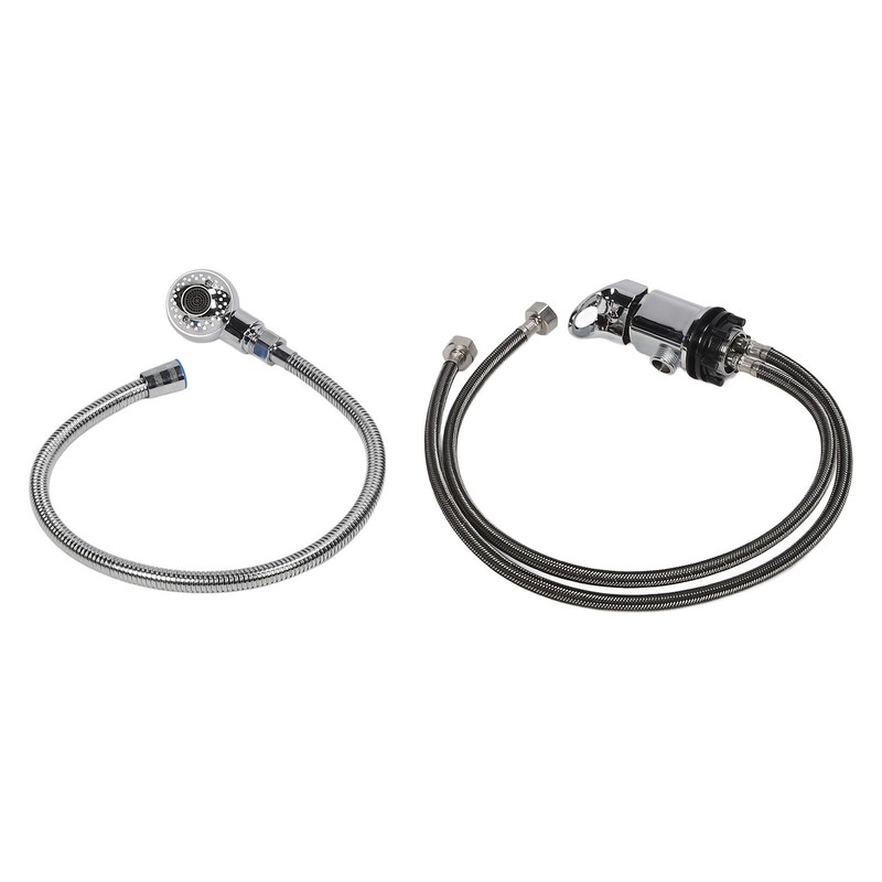 Shampoo Bowl Faucet Rust Resistant 70cm Hose Zinc Alloy Structure