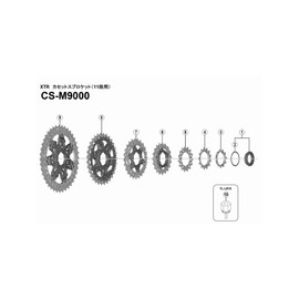 シマノ (SHIMANO) リペアパーツ 11Tギア CS-M9000 Y1PU11000