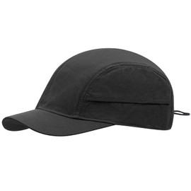 Clape Short Peak Baseball Cap Low Profile 5 Panel Cap Unstructured Dad Hat Waterproof Outdoor Caps Plain Sun Cap Quick Dry Running Cap
