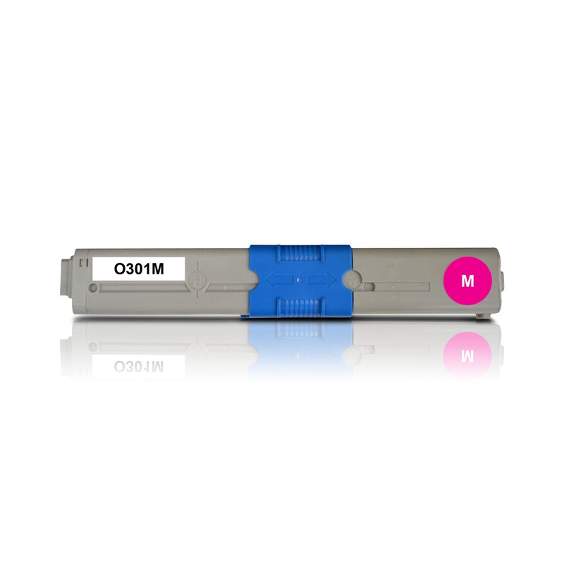 Toner Compatible with Oki 44973534 Magenta for C301 C301dn C321dn