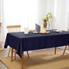 ANPTGHT Navy Blue Rectangle Tablecloth 54 x 80 Inch 210