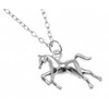 Silver Coloured Horse Necklace