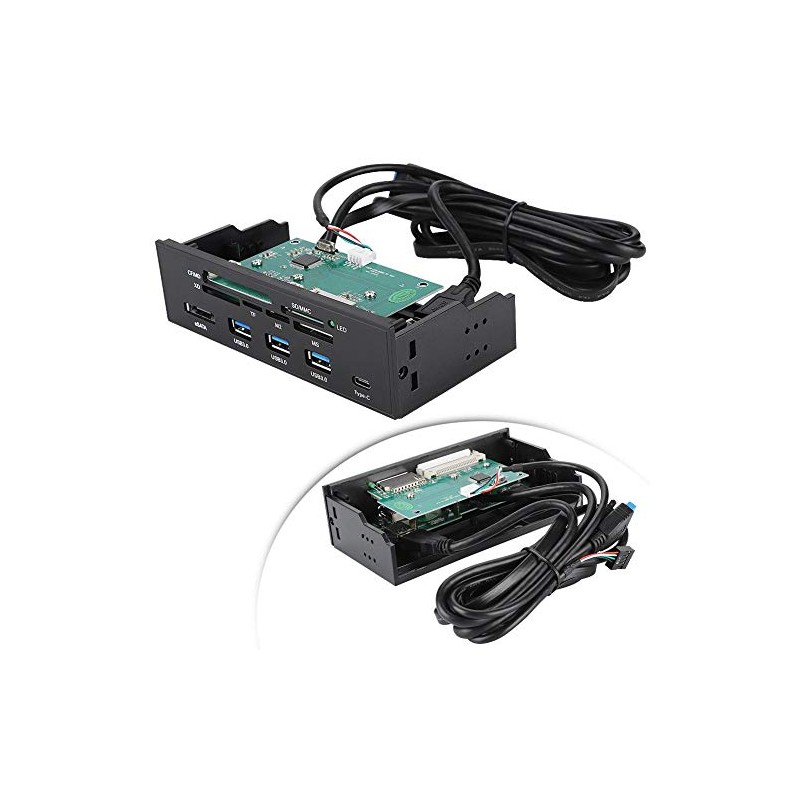 STW 3125 Card Reader 5.25Inch Multifunction Internal Card Reader Dashboard