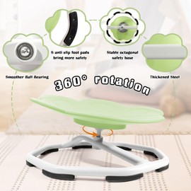 Spinning Chair for Autistic Kids, Kids Sensory Swivel Chair Training Body Coordination and Balance, Upgraded Cat Claw Shape Sit and Spin Sensory Toys Indoor Outdoor