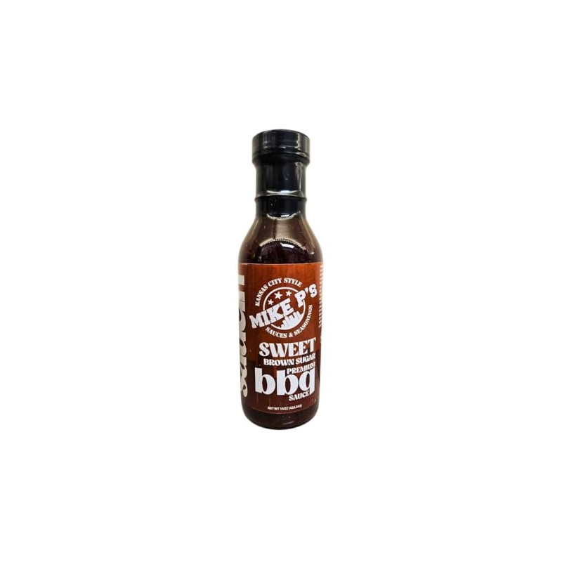 Mike P's Kansas City Sweet Brown Sugar BBQ Sauce, 15oz