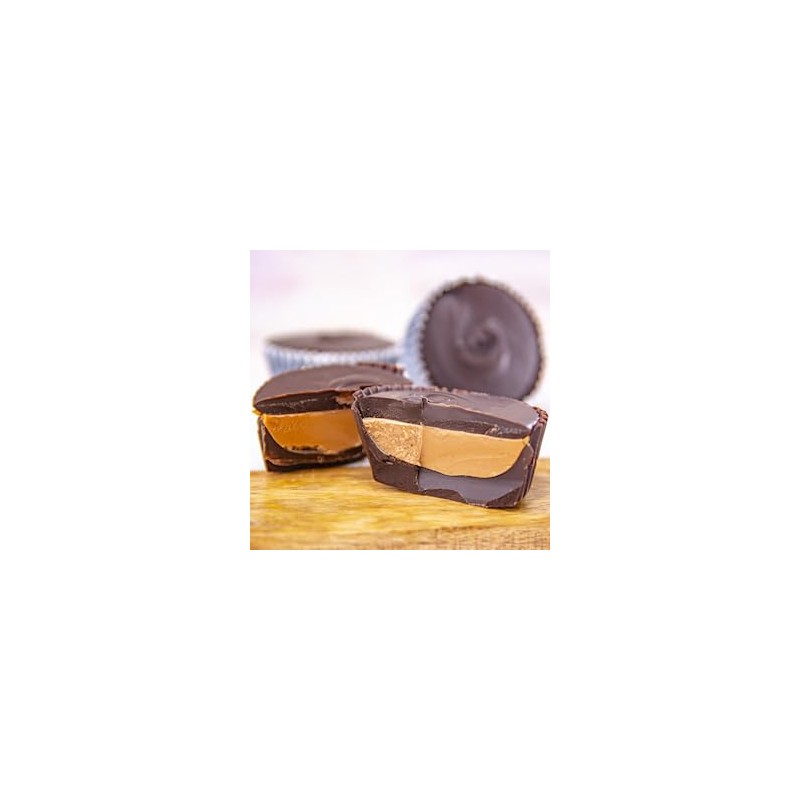 Wockenfuss Candies Jumbo Dark Peanut Butter Cups - 3 pieces