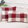ORANIFUL Buffalo Check Cushion Covers 30 x 50 Set of