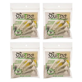 Martini 3 1/4" Step-Up Golf Tees - 4 Pack (20 Tees) (White)