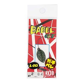 ROB LURE Spoon, Babel GT2, 0.05 oz (1.4 g), #4 GP