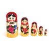 G. M. Semyonov Made Russian Nesting Dolls Set of 5 Traditional