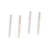 Ipetboom 4pcs Lip Brush Cover Dual-headed Makeup Applicator for Lipstick