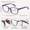 CCVOO Reading Glasses for Women/Men, Eyeglasses, Blue Light Readers for