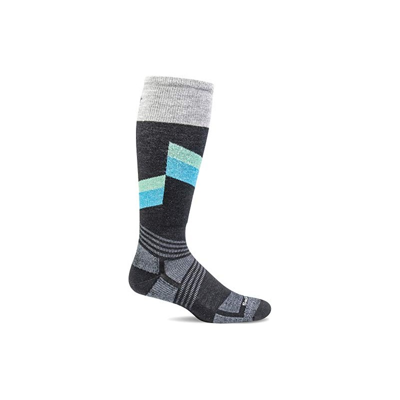 Sockwell Women's The Steep Ski Moderate Graduated Compression Long Sock,