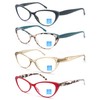 MODFANS Women Reading Glasses Blue Light Blocking 2.5 Ladies Readers