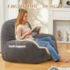 Homguava Bean Bag Chair Sherpa Bean Bag Lazy Sofa Beanbag