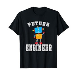 Future Engineer Costume Robot Robotics T-Shirt Adults & Kids