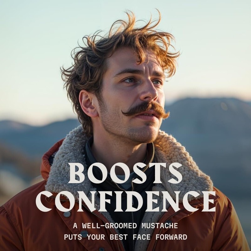 GBS G.B.S Mustache Wax Extra Strong Hold Fragrance Free 1oz