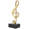 AUNMAS Figura de Nota Musical, Estatua de Nota Musical Dorada