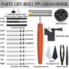 BESTNULE Upgrade Roll Pin Punch Set, Punch Set with Replaceable