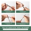 Hinge Drill Bit Set 5PCS – Self Centering Woodworking Hole