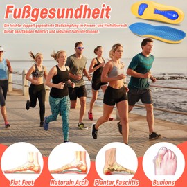 Brandone Insoles, Brandone Increase Height Insoles, Orthopaedic High Cushion 1.0, Inserts for Arch Support (C)