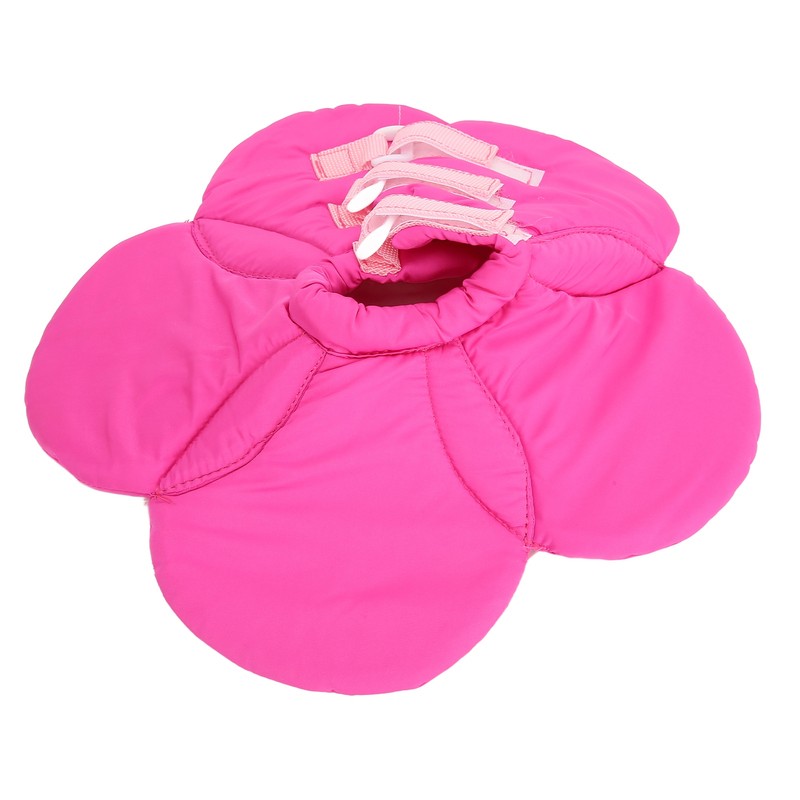 Pet Recovery Collar Adjustable Lightweight Prevent Licking Sunflower Shape Cute