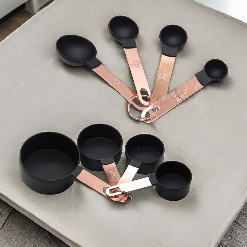 Measuring Cup and Measuring Spoon Set, 8PCS Liquid Measuring Cup