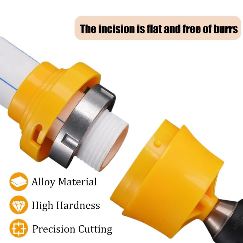 Electric Drill Compatible Pvc Pipe Threader Kit Featuring Various Including